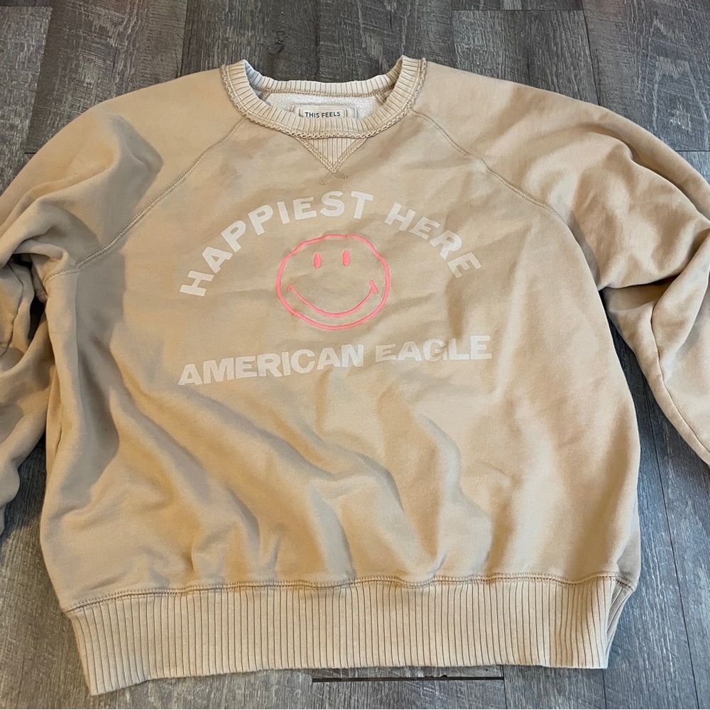 American‎ Eagle Outfitters Tan Sweatshirt